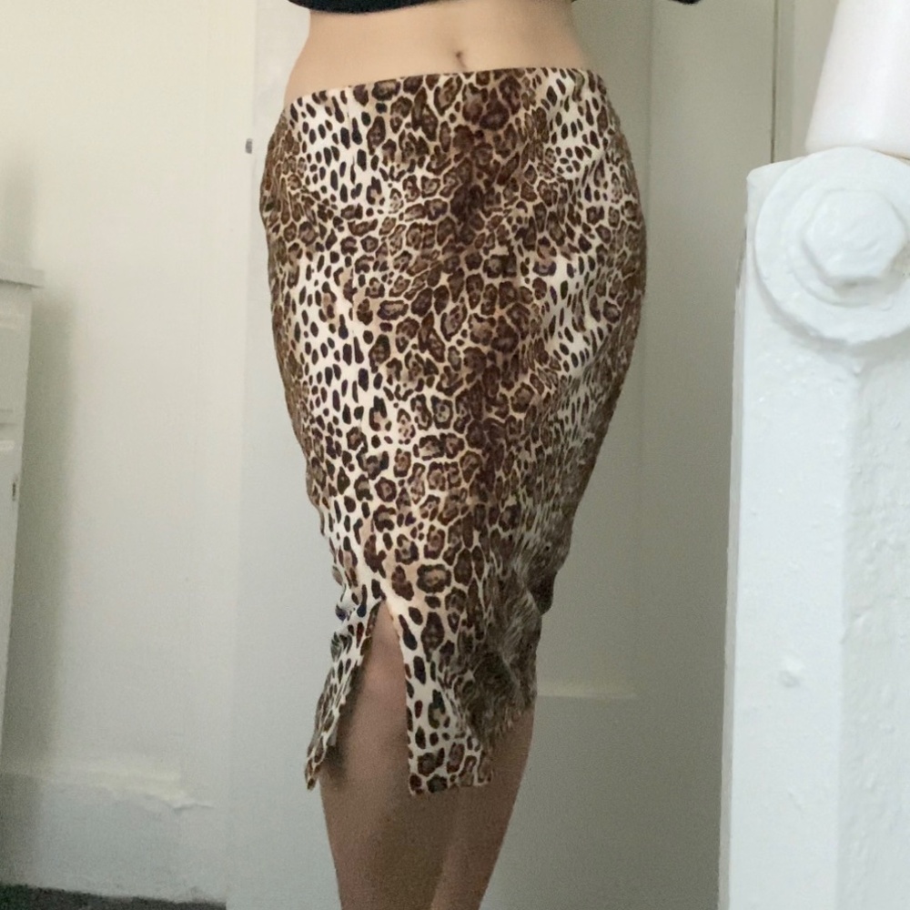 Cheetah Print Pencil Skirt